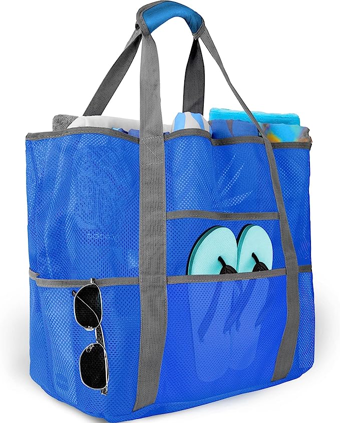 OKEYOLIVE Mesh Beach Bag