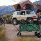 OKEYOLIVE Collapsible Utility Wagon Cart w/ Side Pocket