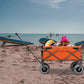 OKEYOLIVE Heavy Duty Collapsible Utility Beach Cart
