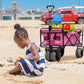 OKEYOLIVE Heavy Duty Collapsible Utility Beach Cart
